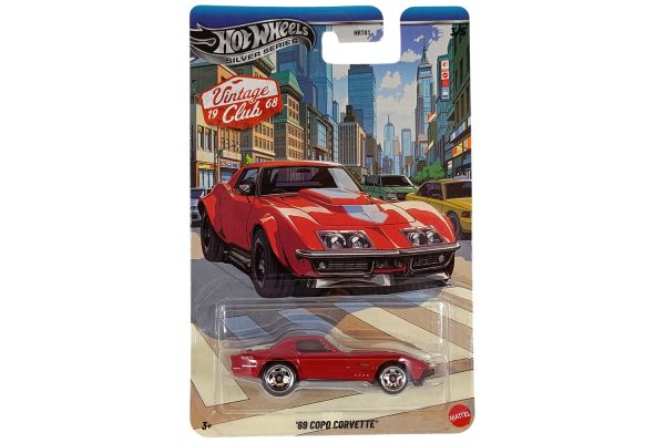 Hot Wheels JKY22 COPO Chevrolet Corvette 1969 rot - Vintage Club 3/5