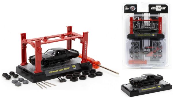 M2 Machines R66-24-08 Chevrolet Camaro Z/28 RS schwarz matt 1970 - Model Kit 1:64