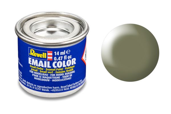 Revell 32362 schilfgrün seidenmatt Email Farbe Kunstharzbasis 14 ml Dose RAL 6013
