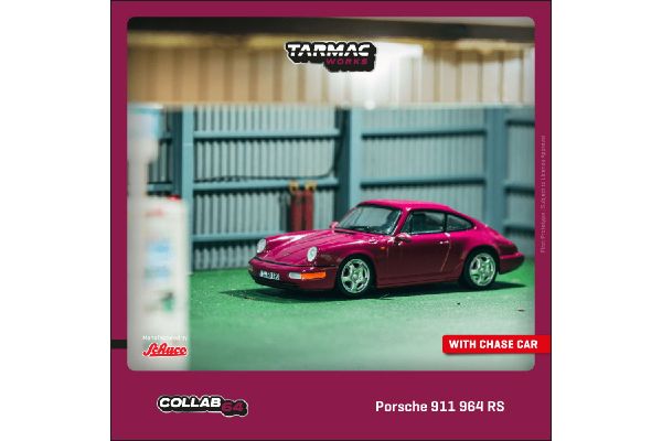***PREORDER Tarmac Porsche 911 (964) RS dunkelrot Maßstab 1:64 (T64S-017-RS)