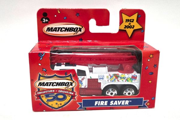 NOS! Matchbox Fire Saver weiss/rot 50th Collection OVP
