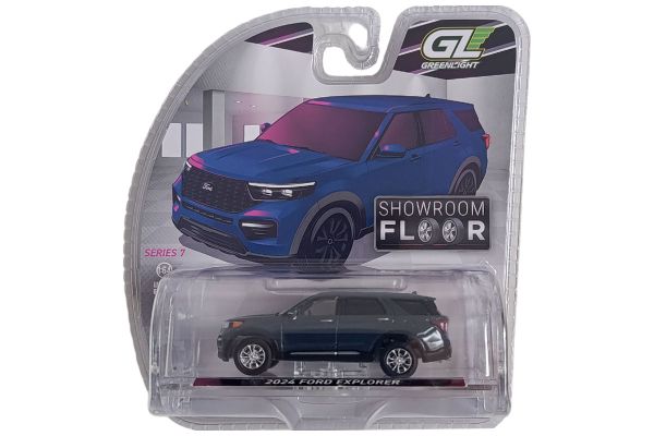 Greenlight 68070-D Ford Explorer 2024 graublau - Showroom 1:64
