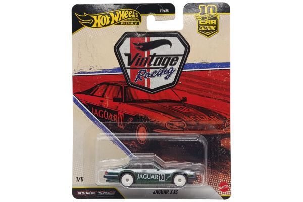 Hot Wheels FPY86-JKF02 Jaguar XJS grün/weiss - Vintage Racing 1/5 1:64