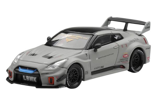 ***PREORDER MiniGT Nissan GTR (R35) LB-Silhouette WORKS GT-RR Ver.1 2026 matt grau