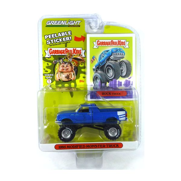 Greenlight 54010-C Modified Monstertruck blau 1995 - Garbage Pail Kids 1 Maßstab 1:64 Modellauto
