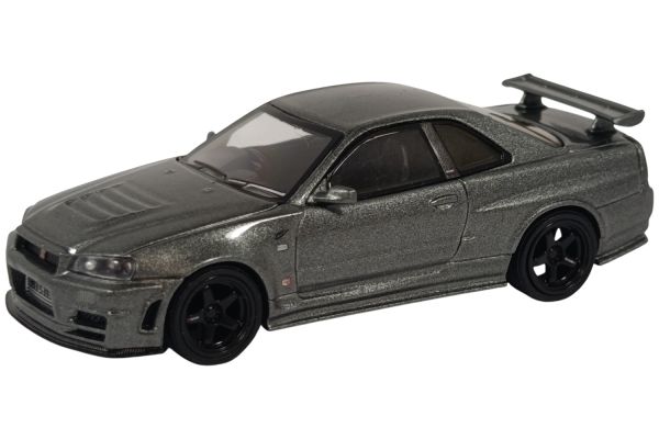 MiniGT 1160 Nissan Skyline GT-R (BNR34) Nismo CRS Version 1999 dunkelgrau metallic 1:64