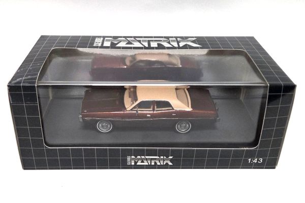 NOS! Matrix MX20405 Dodge Coronet 1973 braun metallic limitiert 1:43