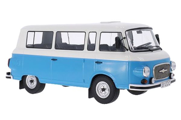 Modelcar Barkas B 1000 1965 blau/weiss 1:18