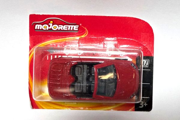 NOS! Majorette 206A Peugeot 206CC rot 1:53 Blister