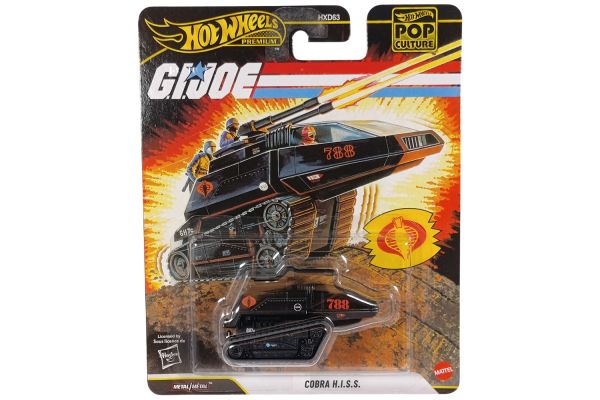 Hot Wheels HXD63-JHW83 Cobra H.I.S.S. Tank - G.I.Joe 1:64
