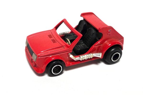 gebraucht! Majorette No.223 Crazy Car VW Buggy rot 1:55 - ganz leicht bespielt