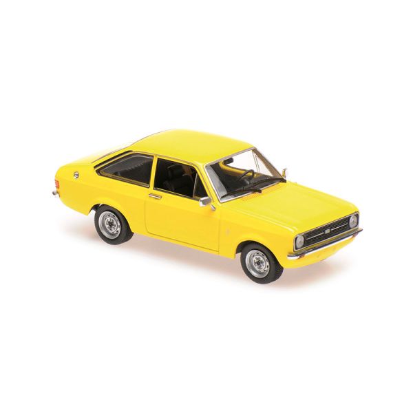 Maxichamps 940084100 Ford Escort gelb 1975 Maßstab 1:43 Modellauto