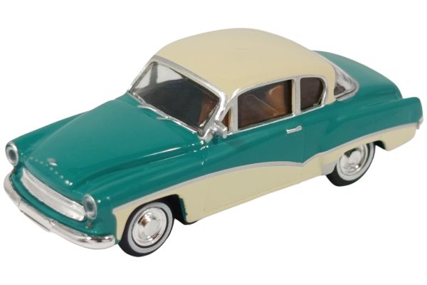 Brekina Wartburg 311 Coupe 1959 grün/hellbeige
