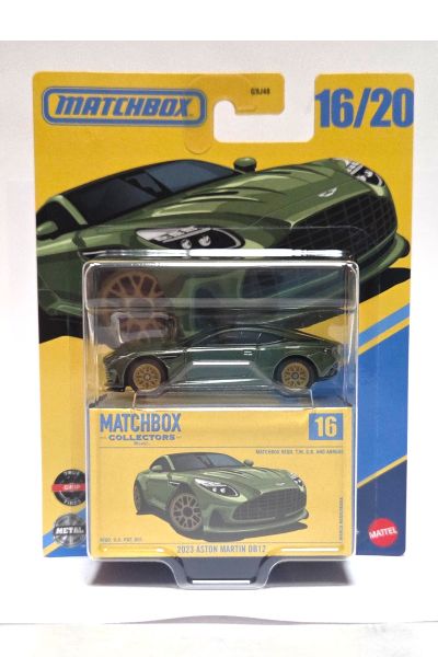 Matchbox GBJ48-JCL31 Aston Martin DB12 grün 2023 - Collectors Serie ca. 1:64