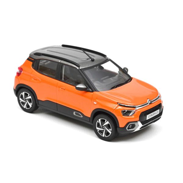 Norev 155222 Citroen C3 (Indian Market) 2021 orange metallic/grau Maßstab 1:43 Modellauto