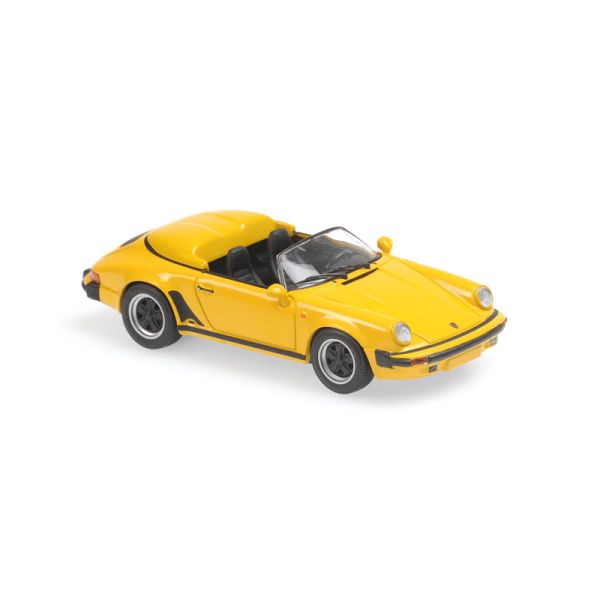 Maxichamps 940066131 Porsche 911 Speedster gelb 1988 Maßstab 1:43 Modellauto
