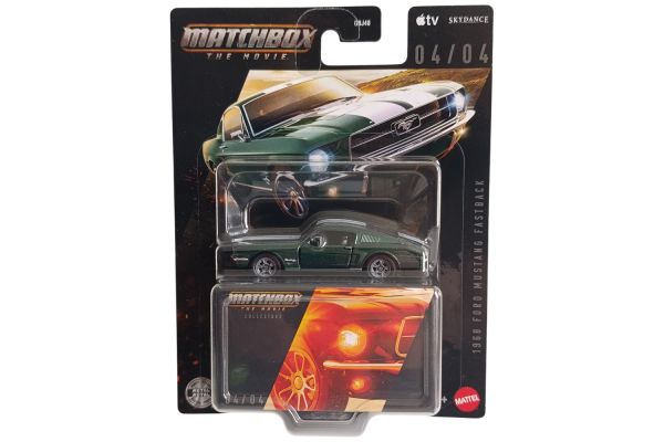 Matchbox GBJ48-JKH40 Ford Mustang Fastback 1968 grün metallic - The Movie Serie
