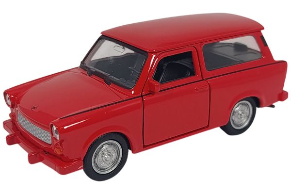 Nex Trabant 601 Kombi rot mit Rückzugmotor 1:38