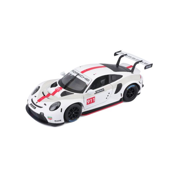 Bburago 28013 Porsche 911 RSR GT #911 weiss Maßstab 1:24