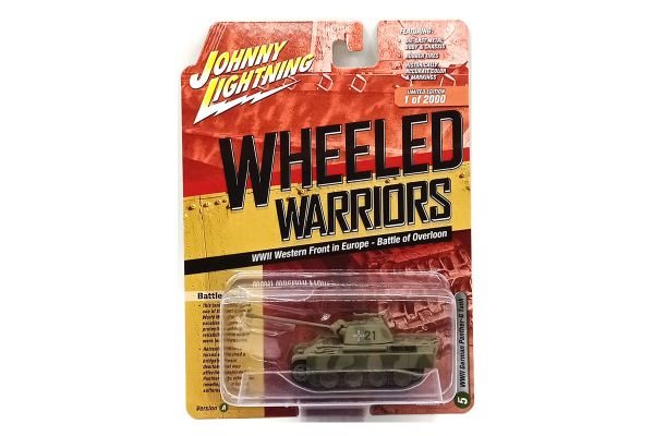 Johnny Lightning JLML006A-5 Panzer Panther-G WWII German Tank camouflage - Wheeled Warriors 2021 R1