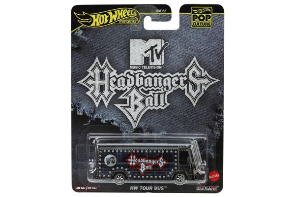 Hot Wheels HXD63-JBL64 HW Tour Bus schwarz - MTV Headbangers Ball 1:64
