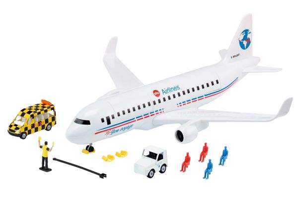 Siku 5412 Verkehrsflugzeug mit Zubehör ohne Elektrik