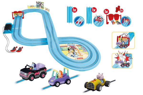 Carrera First Autorennbahn Set "Bluey & Bingo"