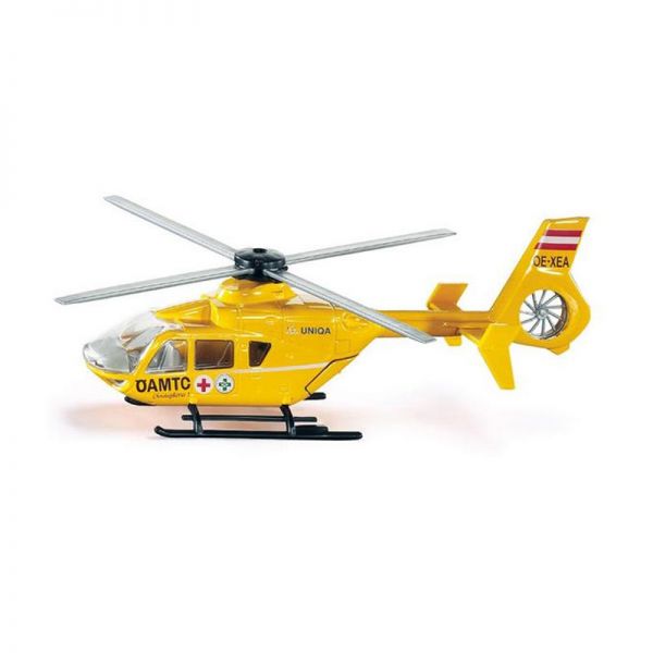 Siku 2539 Rettungs-Hubschrauber &quot;ÖAMTC Österreich&quot; gelb Maßstab 1:55