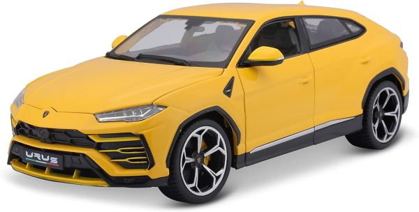 Bburago 11042 Lamborghini Urus gelb 2018 Maßstab 1:18 Modellauto