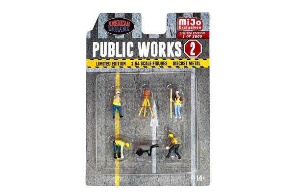 American Diorama AD76519 Figurenset "Public Works 2" mijo Exclusives Maßstab 1:64