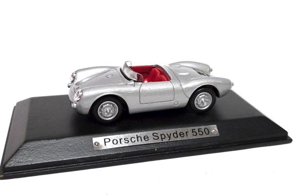 NOS! Atlas 7129116 Porsche Spyder 550 silber 1:43