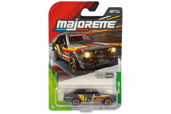 Majorette Ford Escort MKII RS 1800 grau - Racing 1:64
