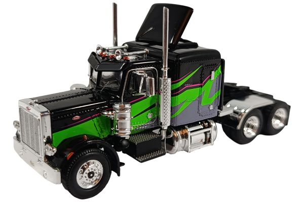 IXO Models Peterbilt 359 1973 schwarz/grün 1:64