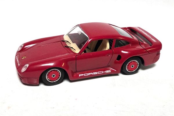 gebraucht! Bburago 0563 Porsche 959 Turbo rot 1:24 - fast wie neu