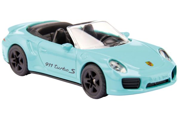 Siku 1117 Porsche 911 Turbo S Cabriolet mintgrün