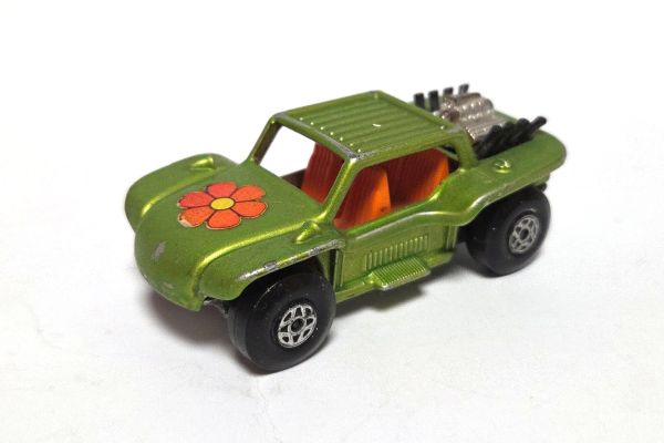 gebraucht! Matchbox No.13 Baja Buggy grün metallic Lesney Superfast - leicht bespielt