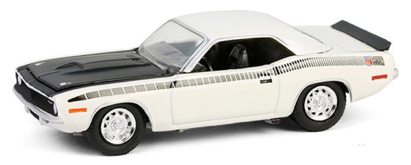 Greenlight 13360-C Plymouth AAR Cuda weiss 1970 - GL Muscle 29 Maßstab 1:64