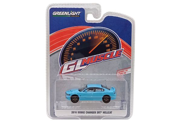 Greenlight 13350-D Dodge Charger SRT Hellcat hellblau 2016 - GL Muscle 28