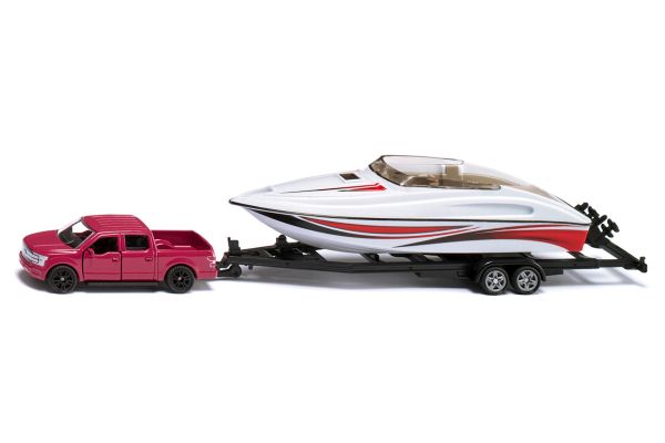 Siku 2568 Ford F-150 mit Schnellboot 1:50