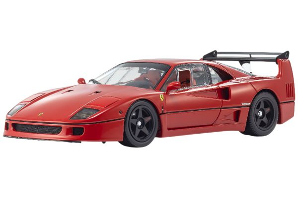Kyosho Ferrari F40 Light Weight rot 1987 mit LM-Heckflügel 1:18