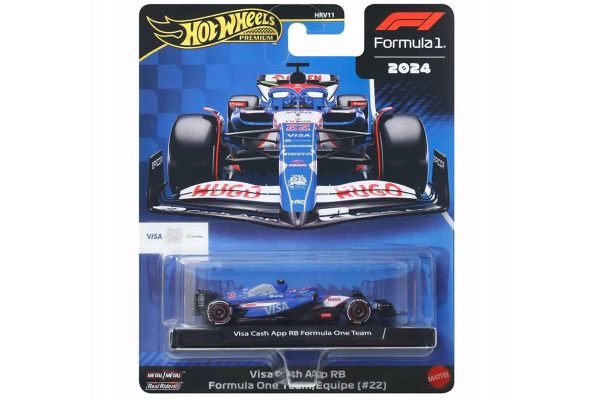 Hot Wheels HRV11-JBM14 Visa Cash App RB Formula One Team/Equipe #22 - Formel 1 2024