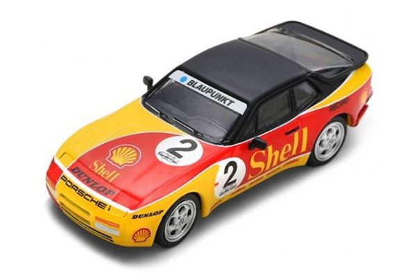 Sparky YO64003 Porsche 944 Turbo Cup #2 "Shell" gelb/rot Maßstab 1:64 Modellauto