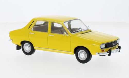 Whitebox WB124207 Dacia 1300 gelb 1969 Maßstab 1:24 Modellauto