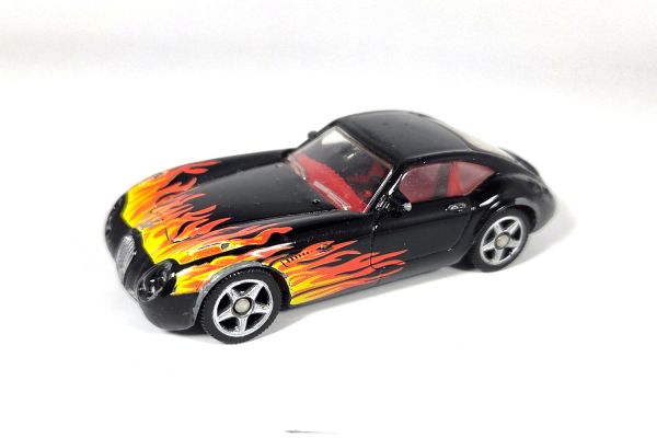 gebraucht! Siku 0879 Wiesmann GT MF4 schwarz/flames - leicht bespielt