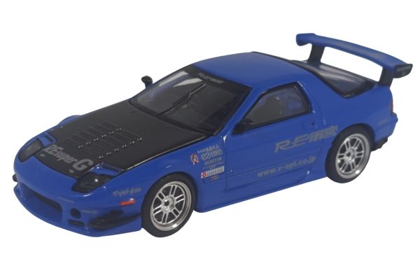 Pop Race 290 Mazda RX-7 (FC3S) Re-Amemiya blau 1:64
