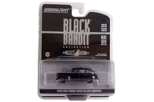 Greenlight 28150-A Ford Fordor Super Deluxe Lowrider schwarz 1948 - Black Bandit 29