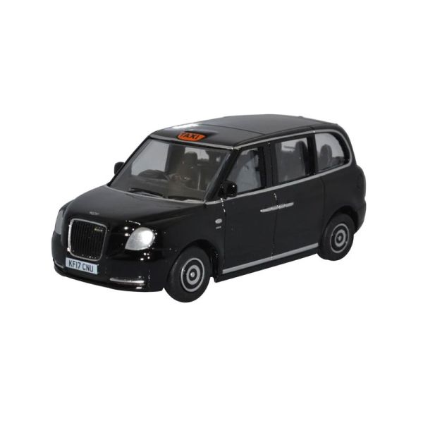 Oxford 76TX5001 LEVC Electric Taxi schwarz Maßstab 1:76 Modellauto