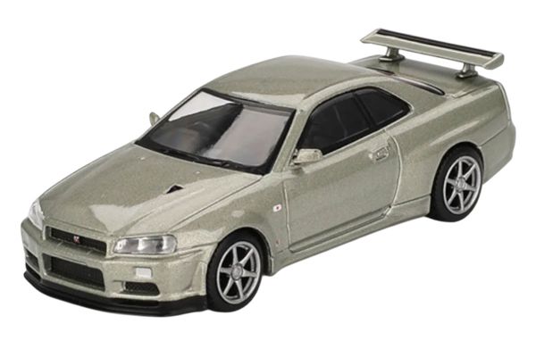 MiniGT 1003 Nissan Skyline GT-R (R34) V-Spec II Millenium Jade 1:64