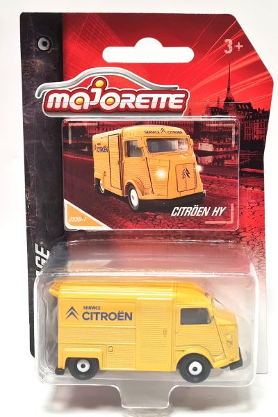 Majorette 212052010 Citroen HY Transporter gelb (255B-1) - Vintage Maßstab 1:60 Modellauto