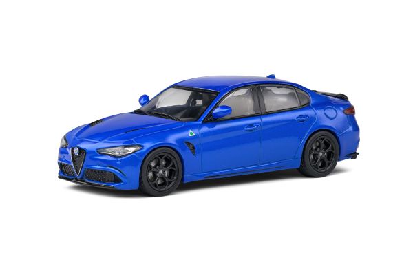 Solido S4313104 Alfa Romeo Giulia Quadrifoglio 2.9l Bi-Turbo 2019 blau metallic 1:43